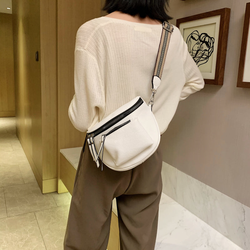 Cairo Bolsa de Ombro Ajustável - Branca