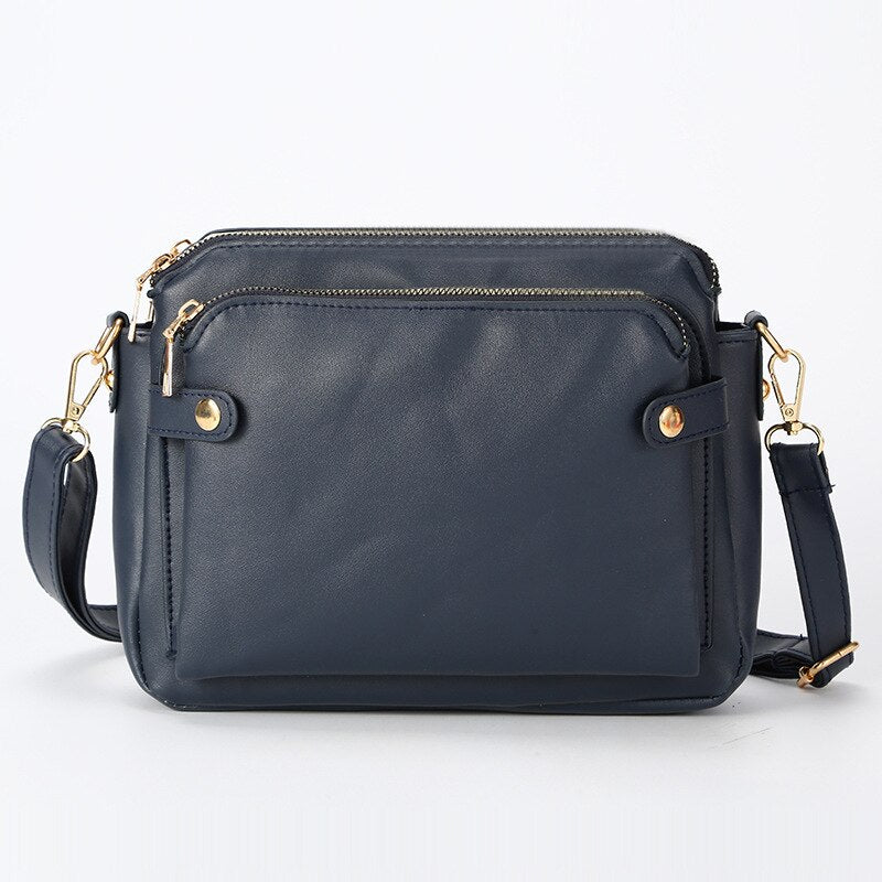 Seul Bolsa Feminina Multifuncional Porta Cartões - Azul