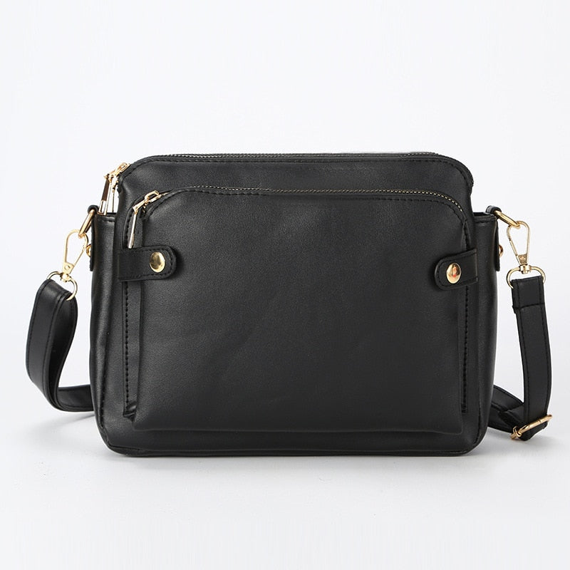 Seul Bolsa Feminina Multifuncional Porta Cartões - Preta